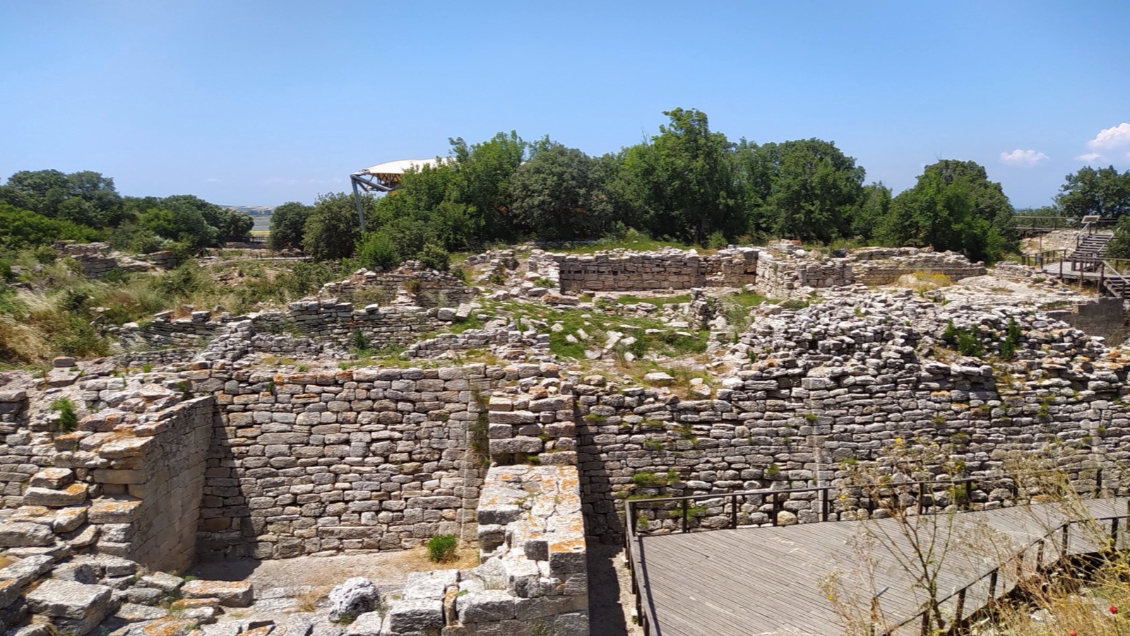 Troya — Troya II savunma duvarları